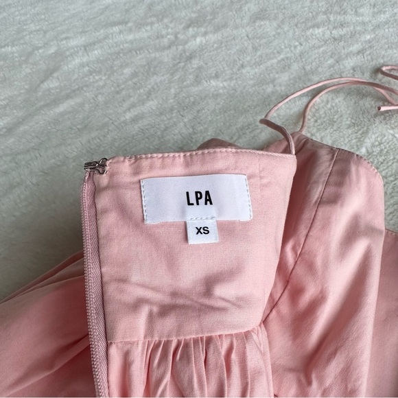 LPA Cotton Pink Sleeveless Mini Dress XS - Picture 9 of 11